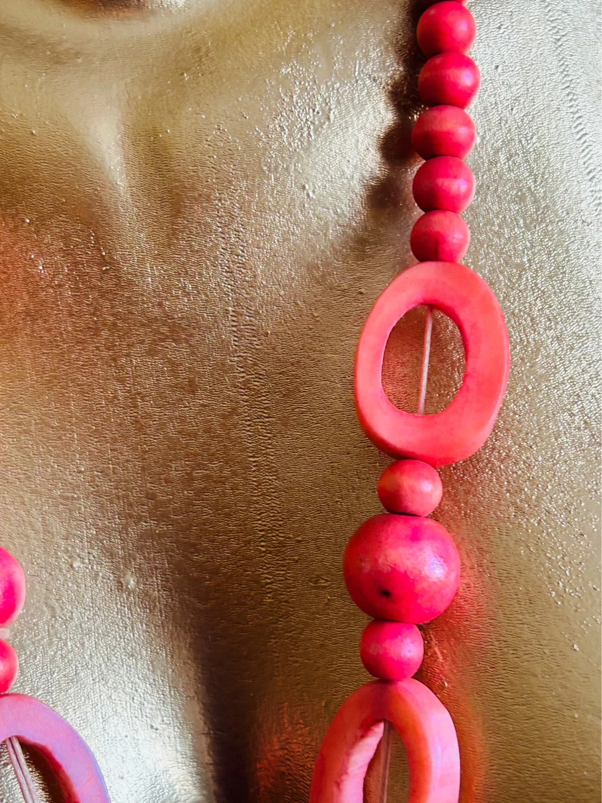 Oude fantasy ketting in retro-stijl met koraal – photo 2